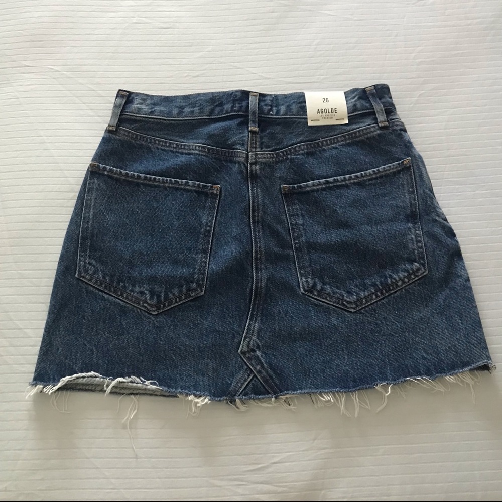 Agolde | Quinn High Rise Mini Skirt - RIDE - Picture 5 of 11